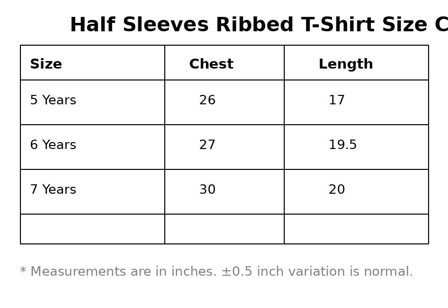Premium Half Sleeves Ribbed Tshirt (Cream Yellow Chick)