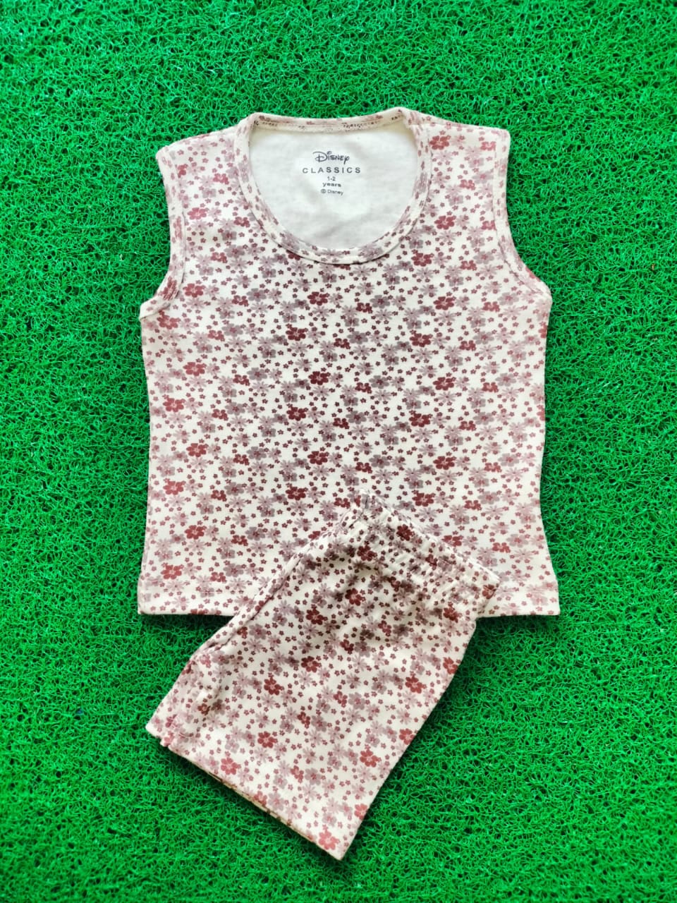 Sleeveless Shorts Sets(Small Flowers) - sanright