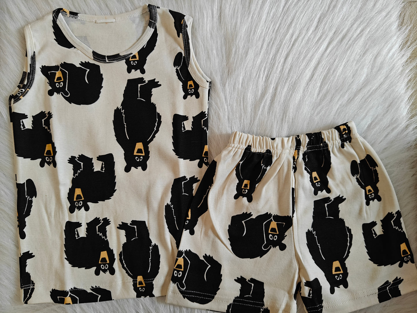 Sleeveless Shorts Sets(Big Bear Man)