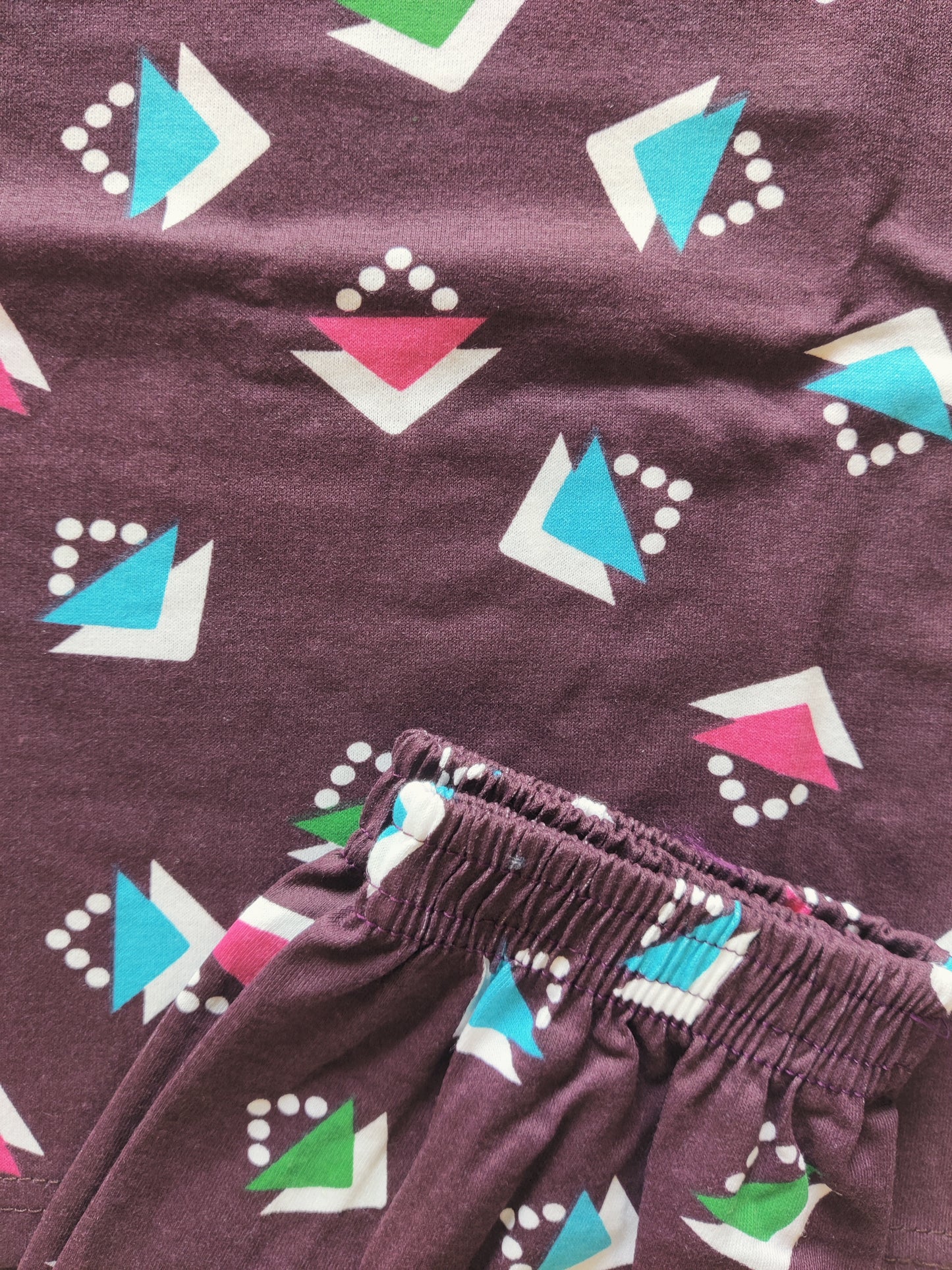 KIDS SLEEVLESS SET (BROWN PLAY BUTTON) - sanright