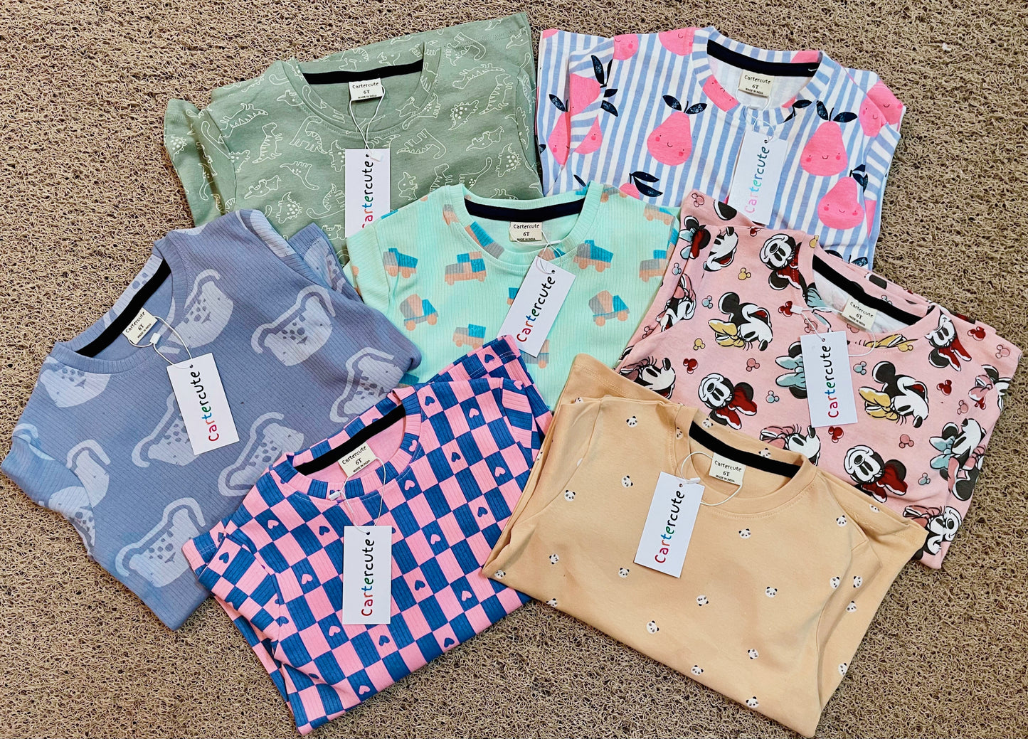 Shorts Sleeves Tshirt with Shorts Sets (Yellow Panda) - sanright