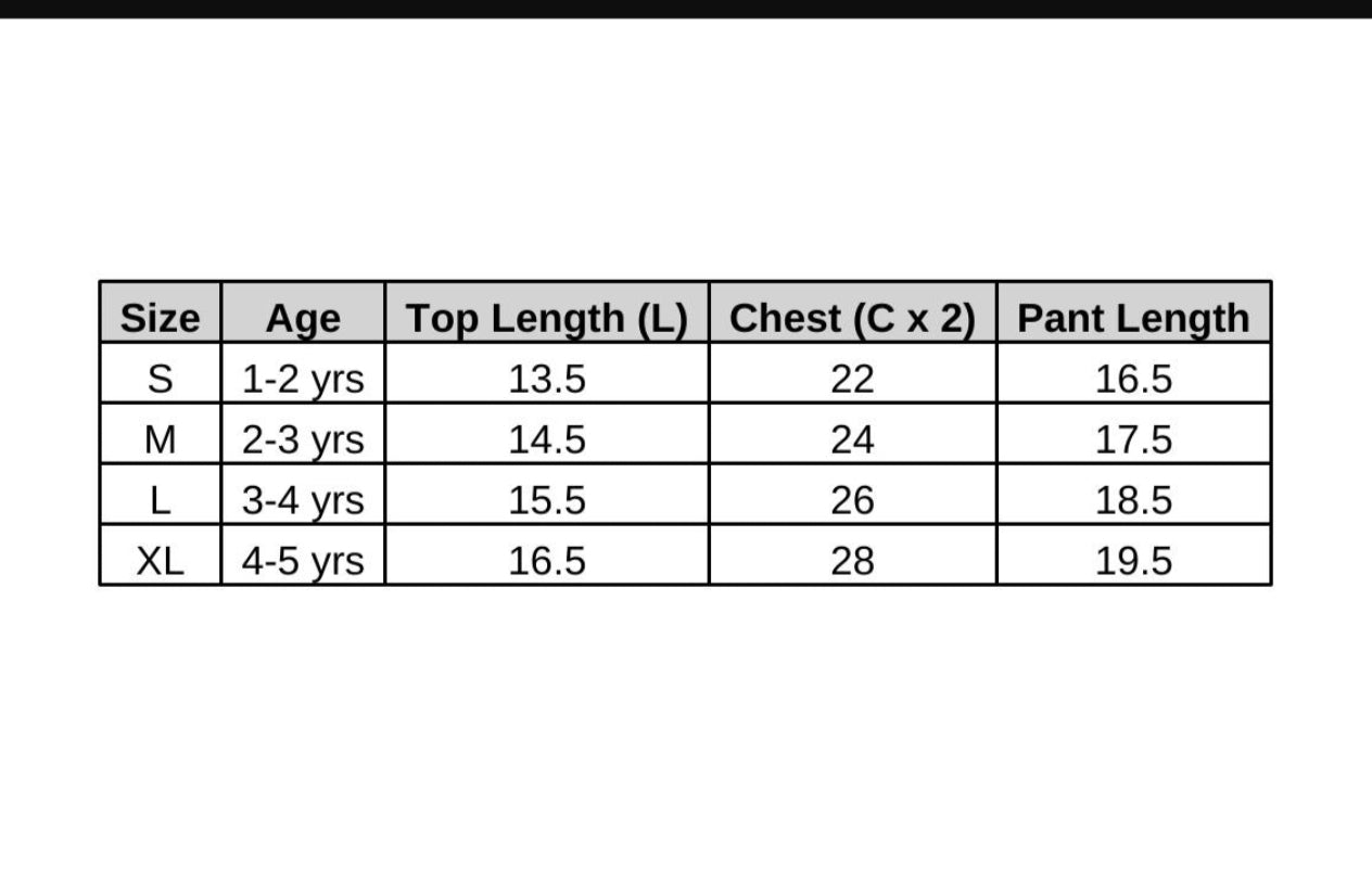 Kids’ Winter set (Kaaki Flowers)