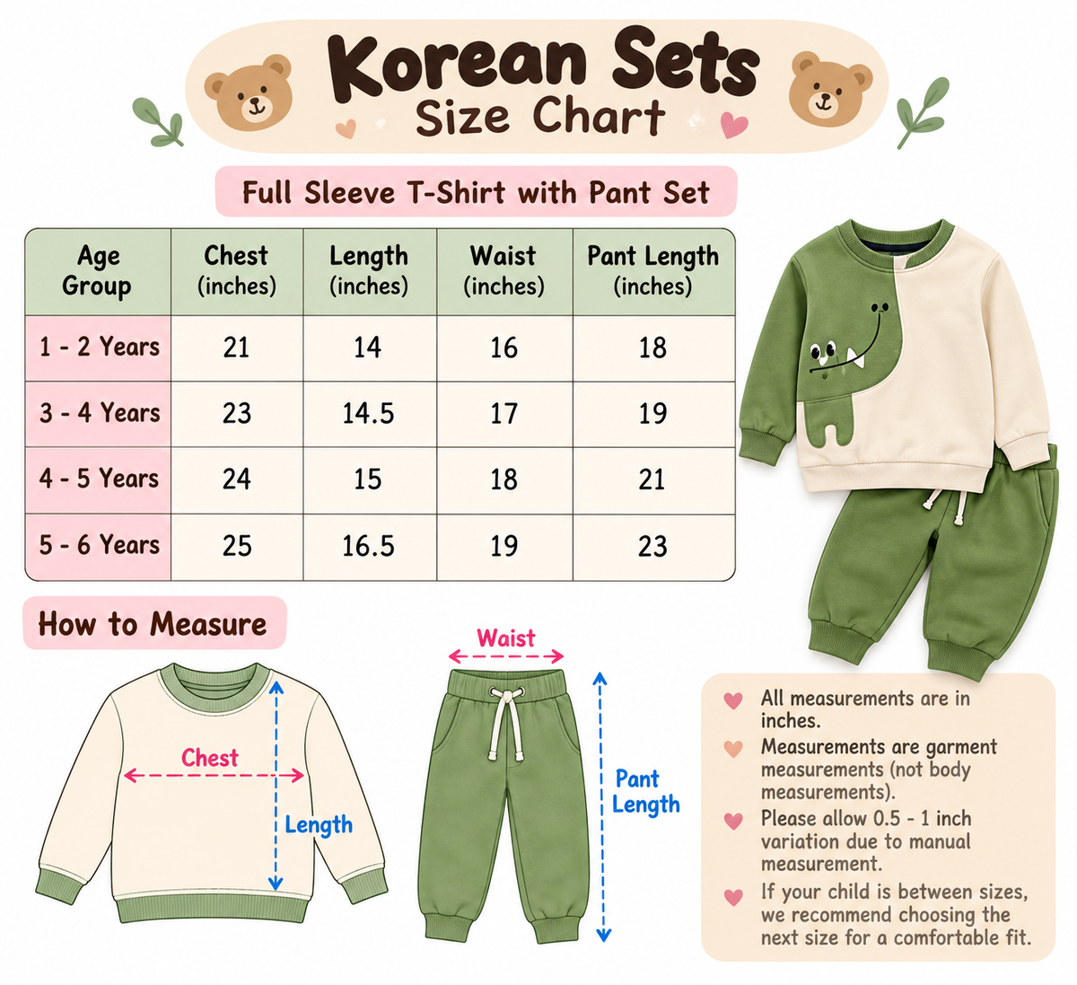 Korean Winter Set for Toddlers & Kids - Grey Cream Teddy