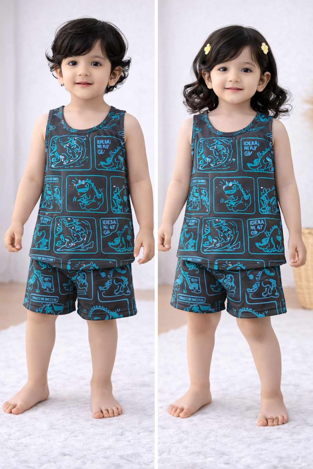 Sleeveless Shorts Sets (Sweat For Success)