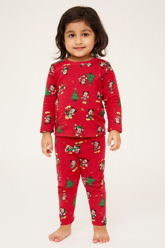 Exclusive Winter Wear (RED Micky Mouse Christmas) (Fleece)