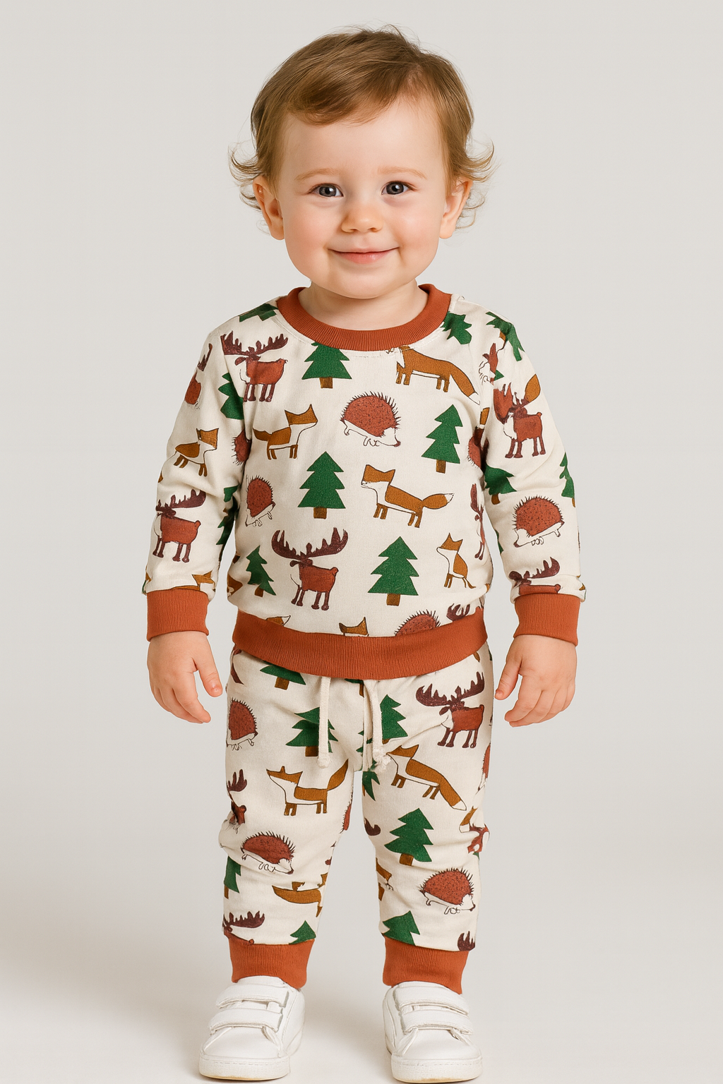 Exclusive Winter Wear (Brown Christmas) (Fleece)