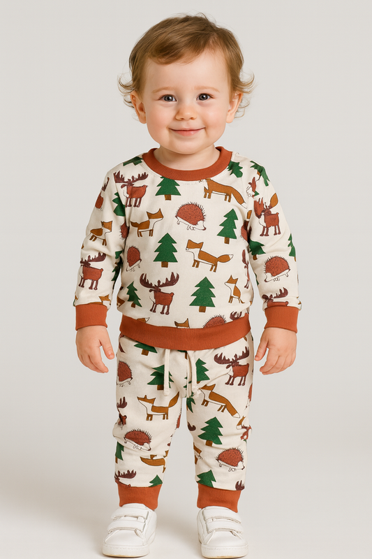 Exclusive Winter Wear (Brown Christmas) (Fleece)