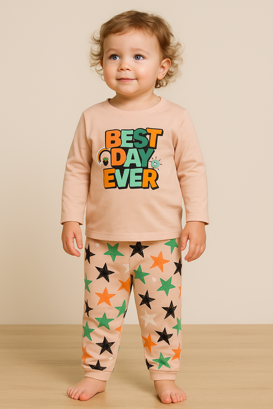 Premium Full sleeves Tshirt with Pant (Best Day Ever) (Yr)