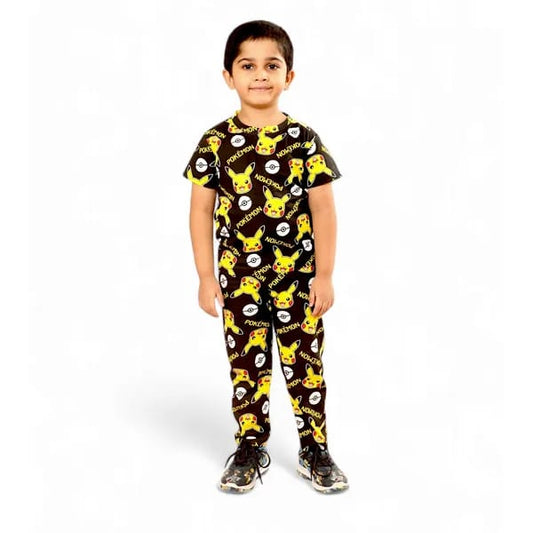 Half Sleeves Pajama Set (Pokemon) - sanright