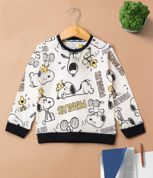 Full Sleeves Sweater Tshirt (Snoopy PEANUTS)