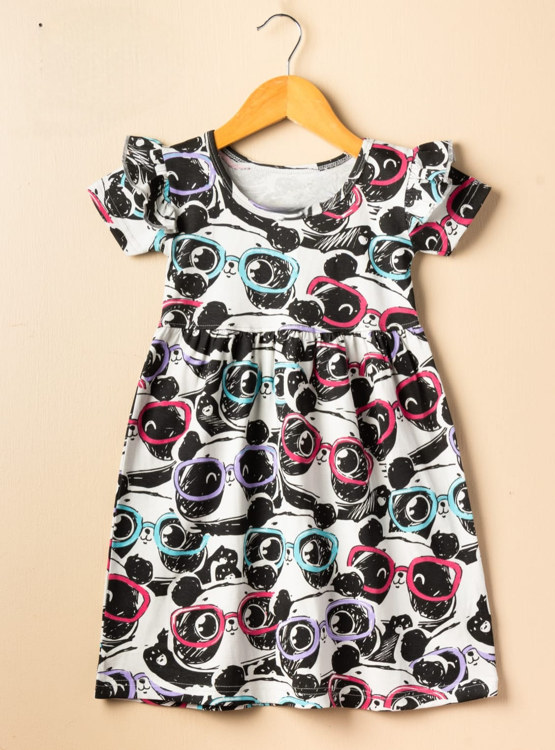 Half Sleeves Frill Frocks (Specs PANDA)