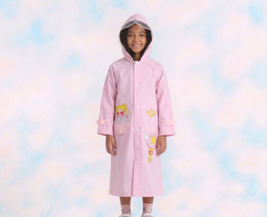 Mustard Avenger Kids' Raincoat  ( Light Purple)  (7-8 Yrs)