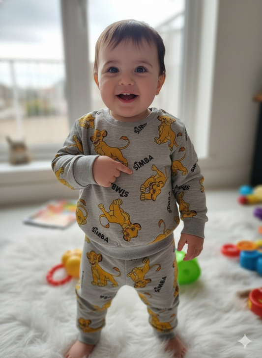 Premium Winter Full sleeves Tshirt with Pant (Simba)