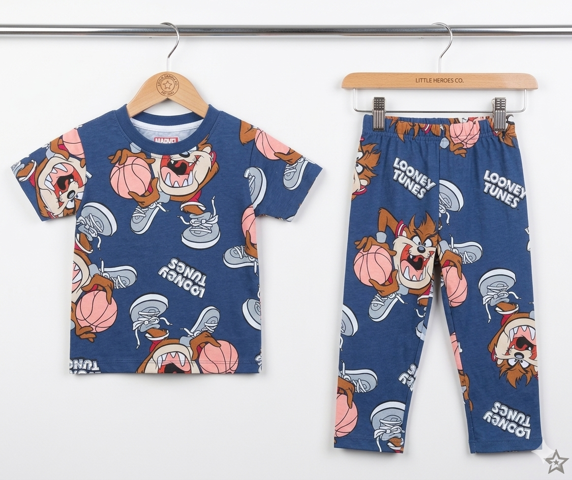 Premium Cartoon Prints Cotton Pajama Sets (Looney Tunes)