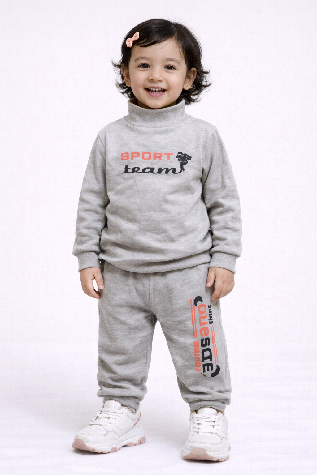 Premium Winter High Neck Pant Set for Kids (SPORT TEAM ) (3-4 Yrs)