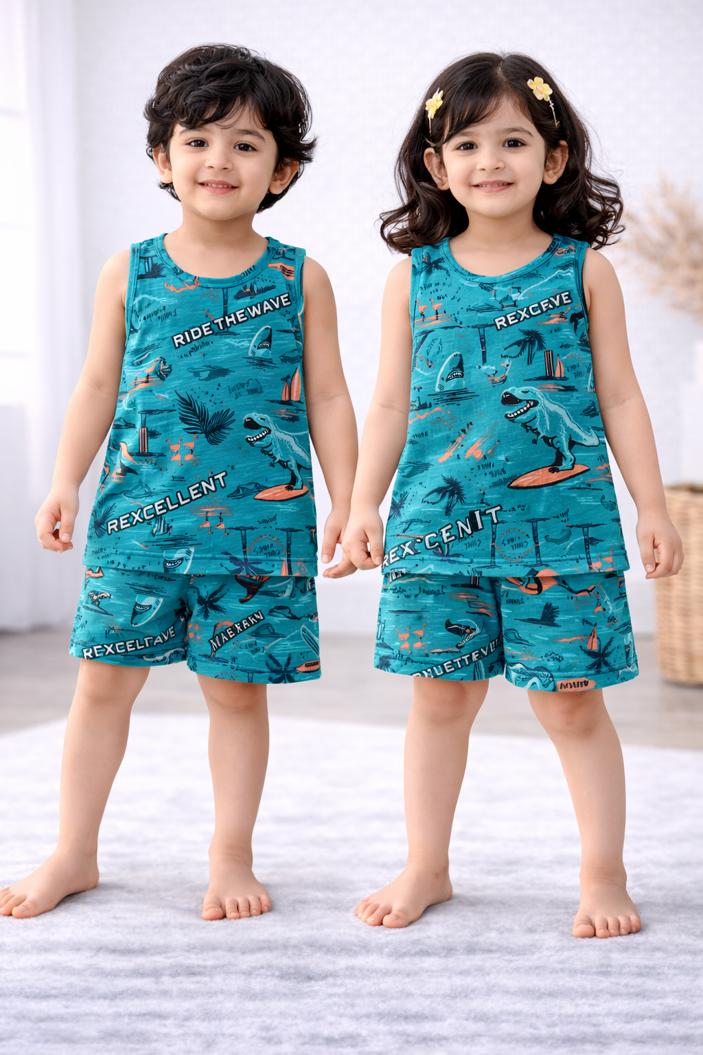 Sleeveless Shorts Sets (Ride The Wave)