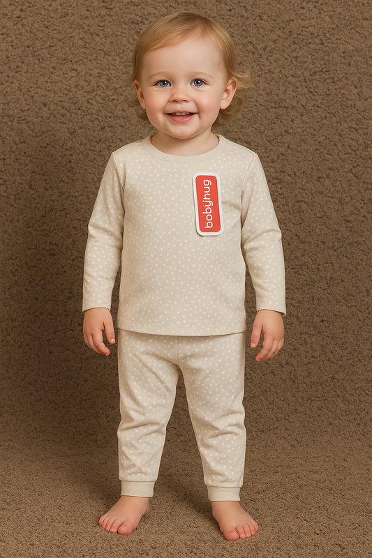 Premium Full sleeves Tshirt with Pant (Tiny Dots) (Yr)