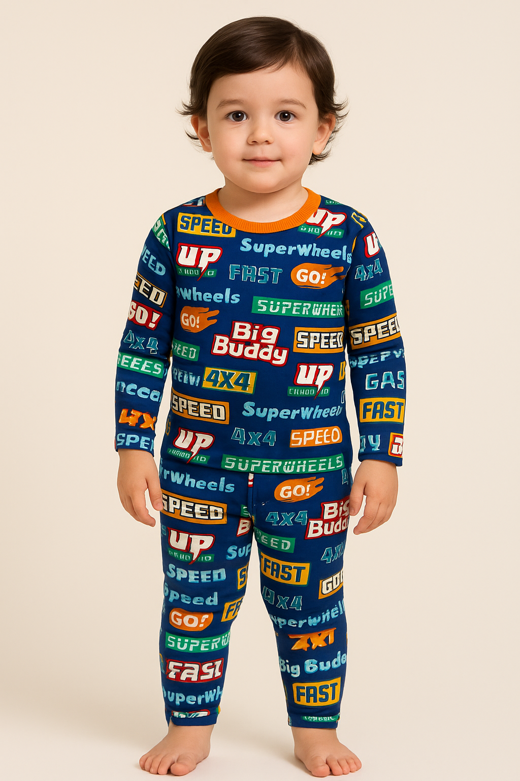 Kids’ Loungewear Winter set (Speed)  (2-10 Yrs)