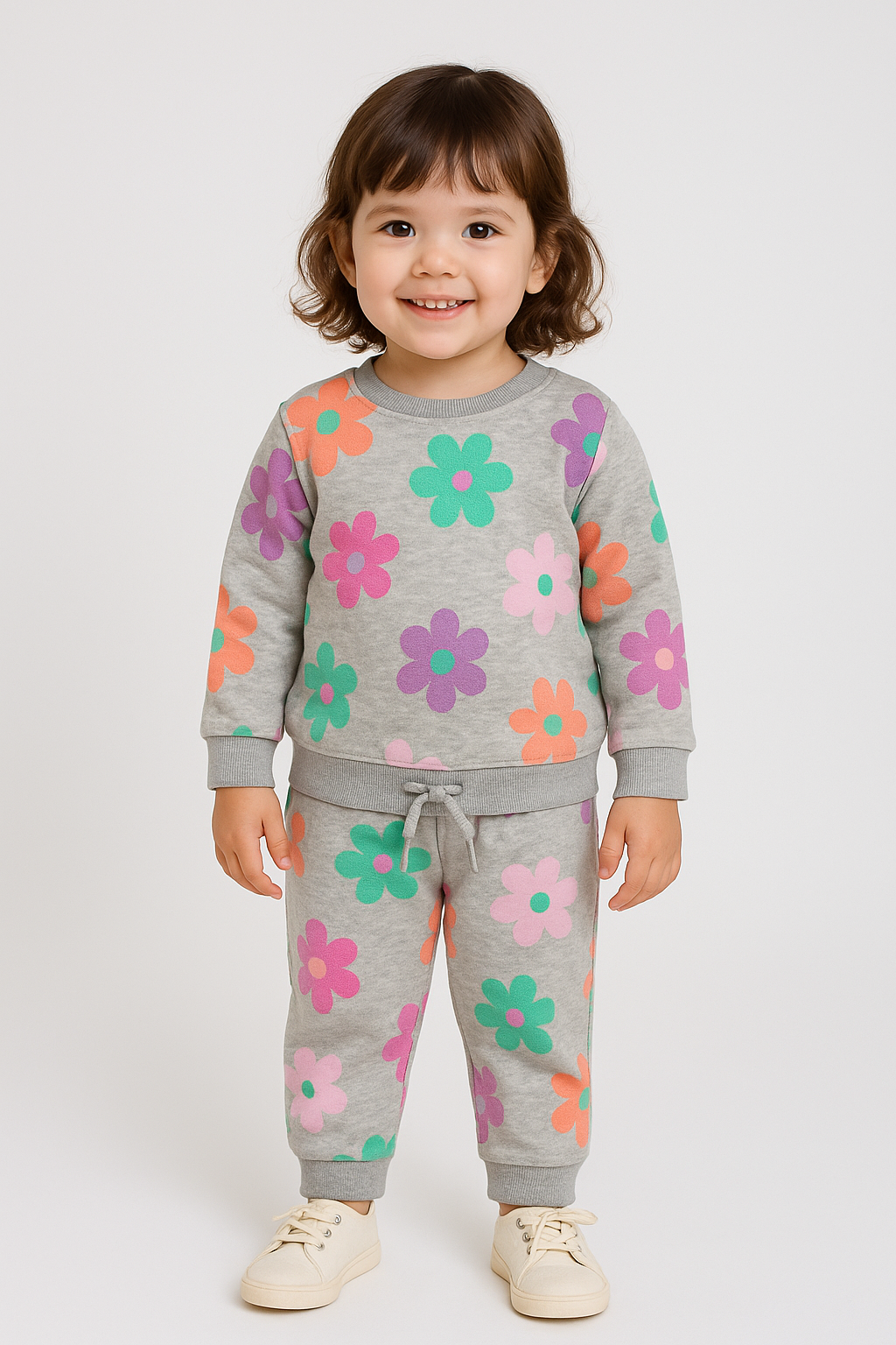 Premium Winter Full sleeves Tshirt with Pant (Bloom & Smile)