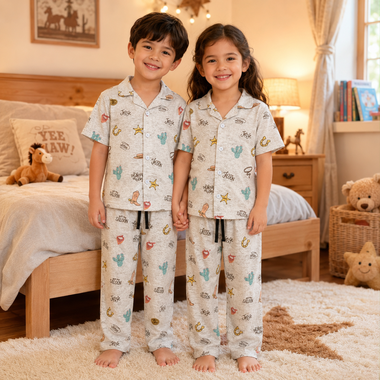 Premium Cotton  Collar Sets (Cream Saloon) (U)