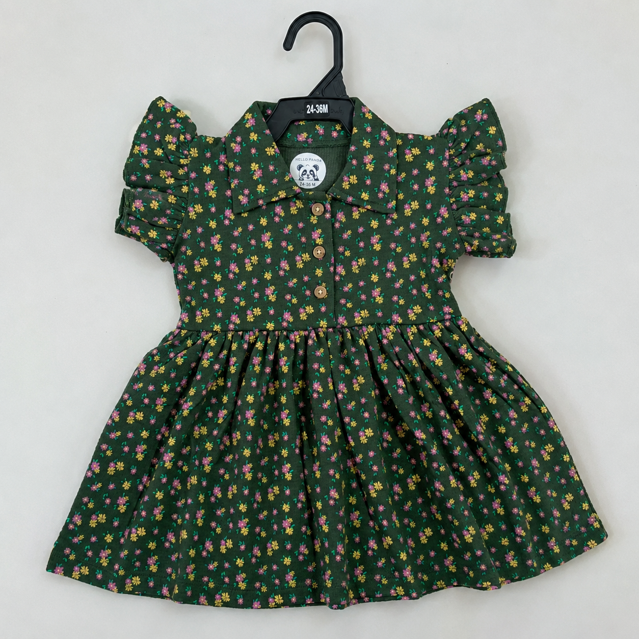 Collared Frill Frocks ( Olive Kutty Florals)