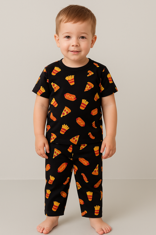 Premium Shorts sleeves Tshirt with Pant (Sandwich)(3-7 Yrs)