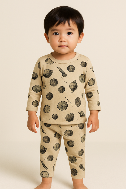 Kids’ Loungewear Winter set (Solar System)(2-5 Yrs)