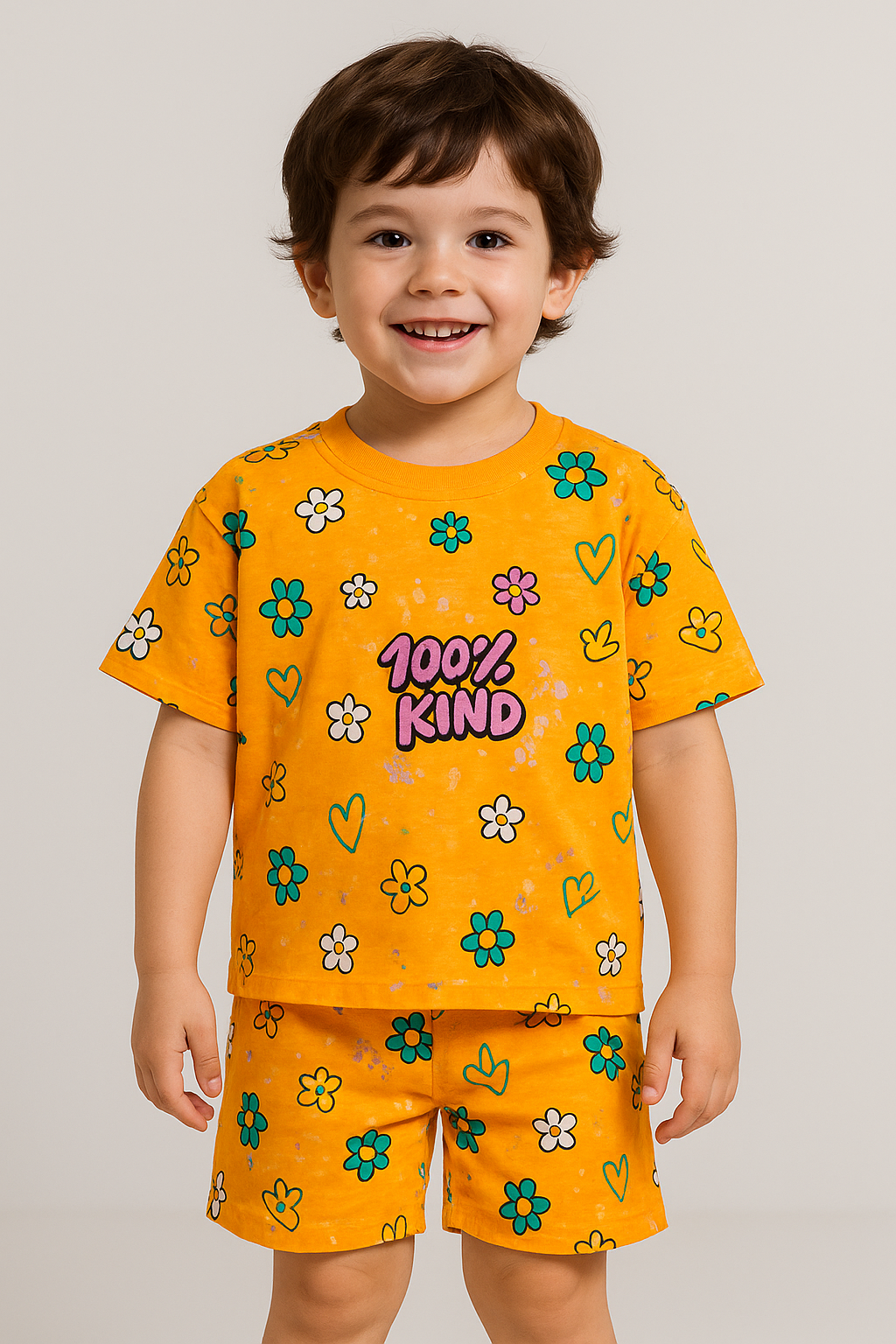 Drop-Sholder Shorts sets (Blossom)