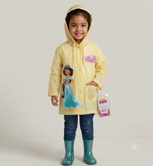 Mustard Avenger Kids' Raincoat  (Yellow - Barbie) (2-3 Yrs)