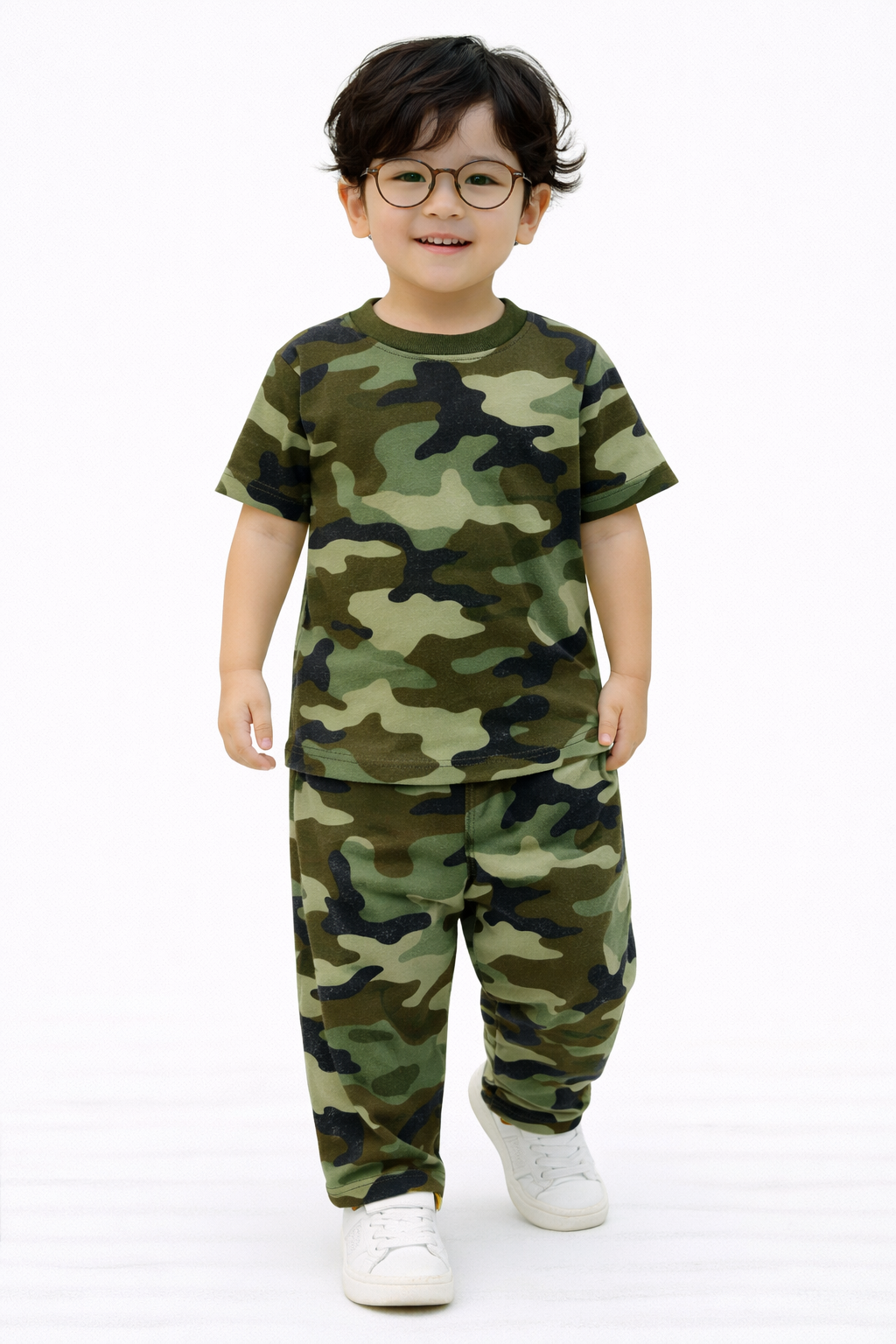 Premium Cotton Half sleeves Tshirt with Pant (Military 3.0)