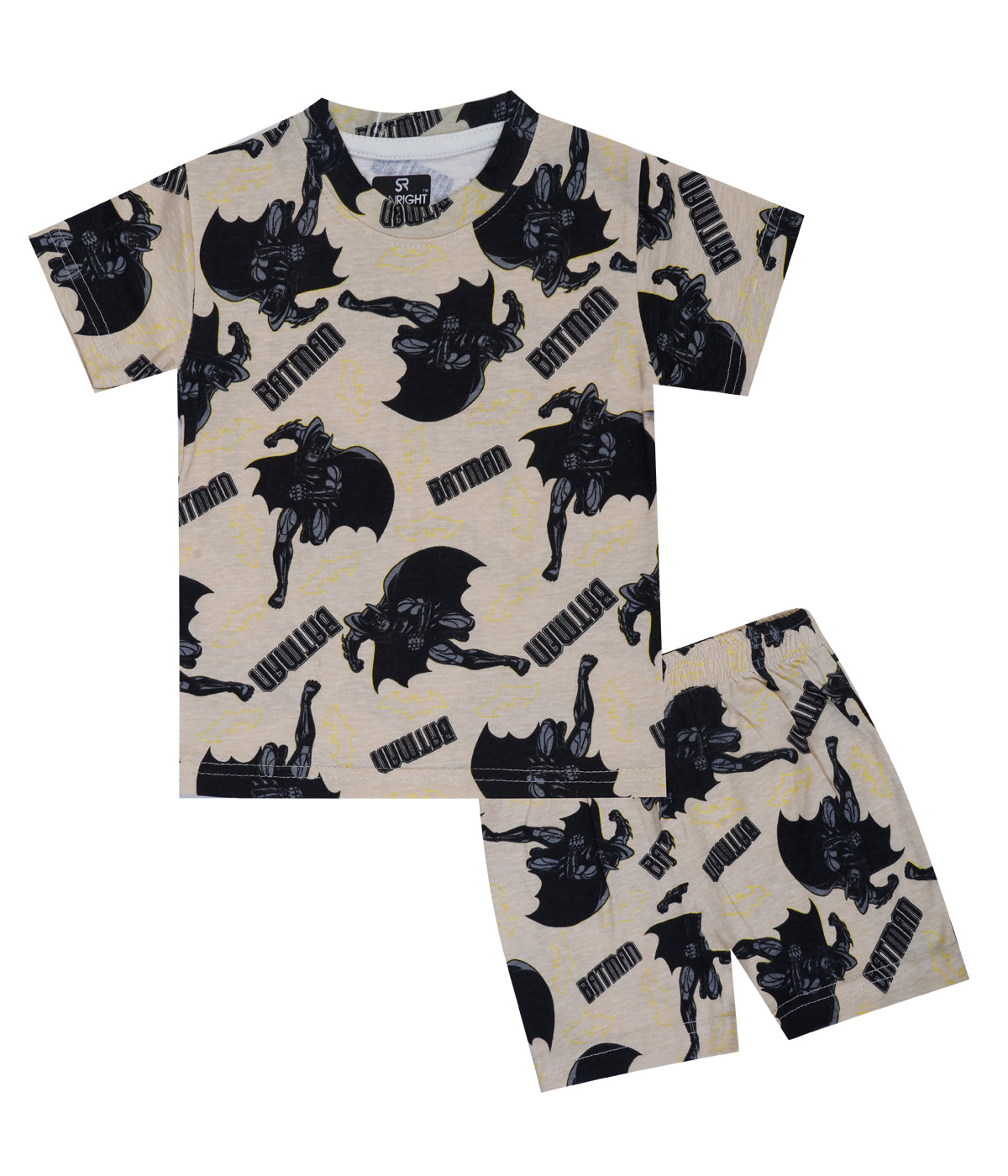 Shorts Sleeves Tshirt with Shorts Sets (Batman) - sanright