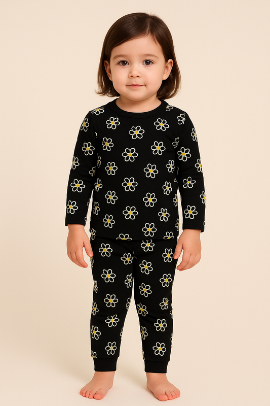 Premium Full sleeves Tshirt with Pant (Flower)