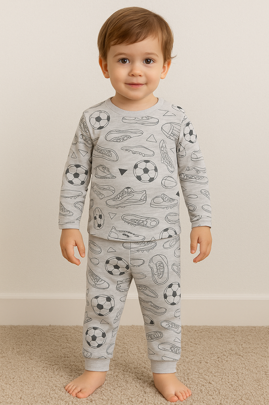 Premium Full sleeves Tshirt with Pant (Greyish Shoes) (Yr)