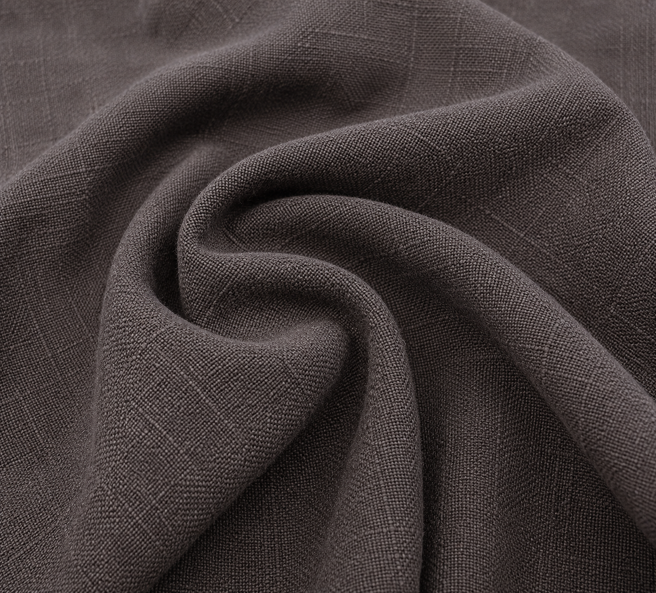 Linen Cotton Straight Pants for Women (Mocha Brown)