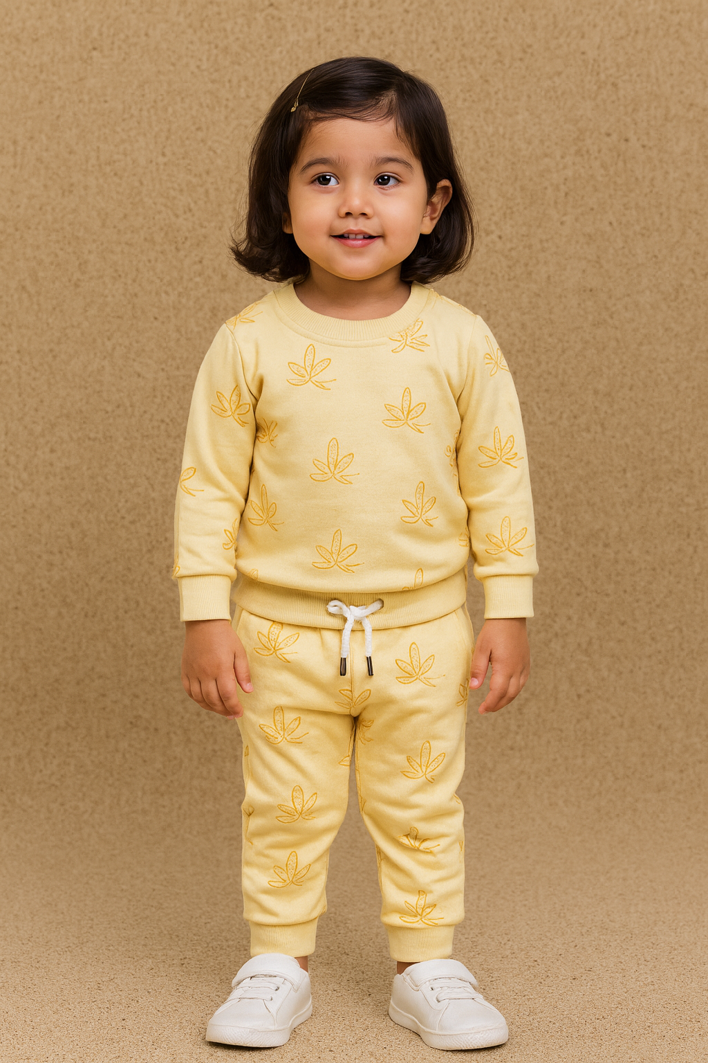 Premium Winter Full sleeves Tshirt with Pant (Calming 💛🟡 Tree)