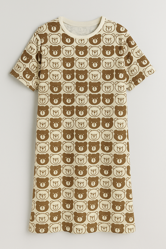 Women's Long POLO A-Line Top ( Multiple Teddys)