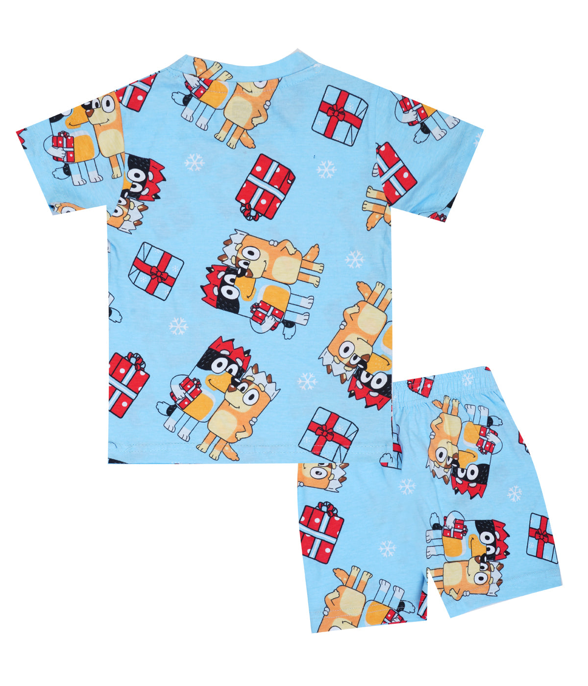 Shorts Sleeves Tshirt with Shorts Sets (Bluey Mincky) - sanright
