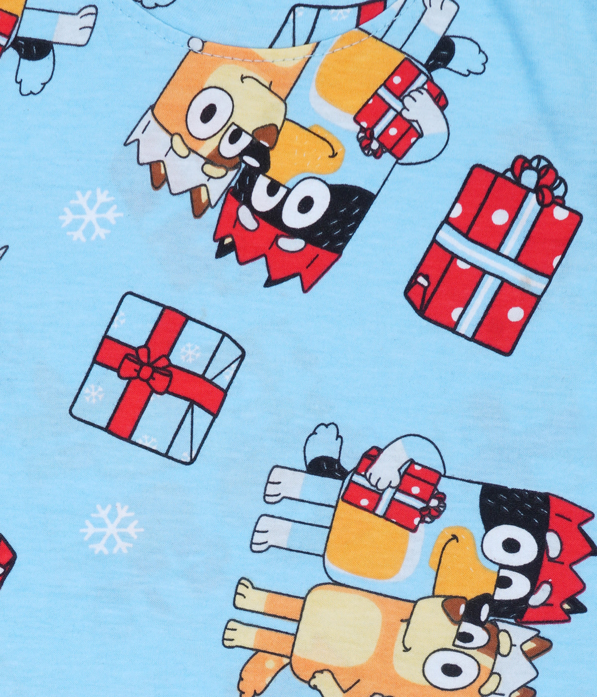 Shorts Sleeves Tshirt with Shorts Sets (Bluey Mincky) - sanright