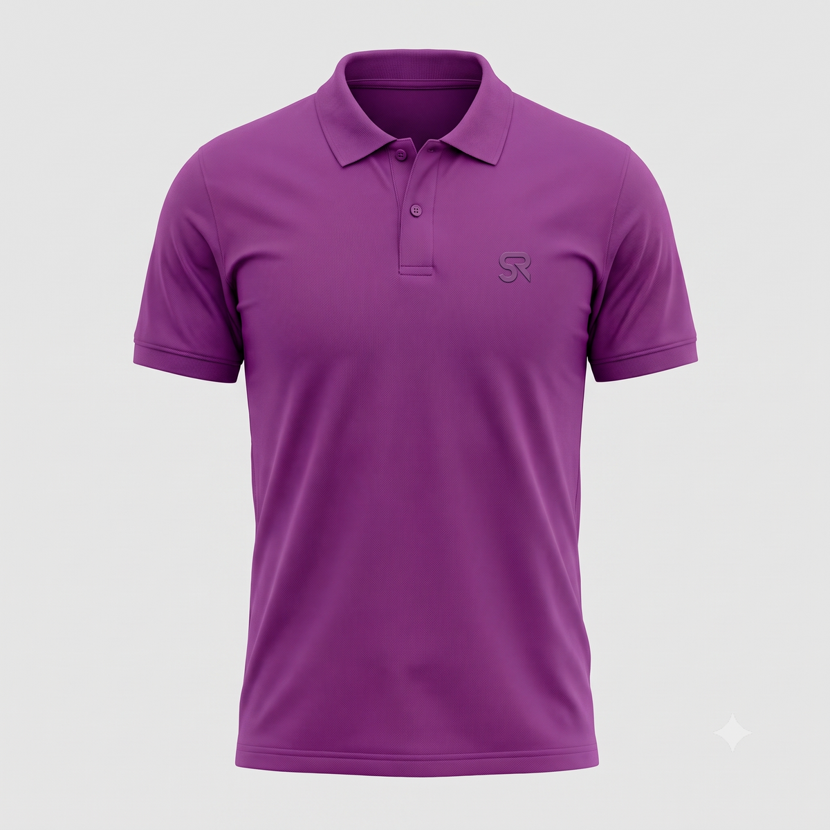 Men's Premium Mars Fabric Performance Polo T-Shirt - Purple