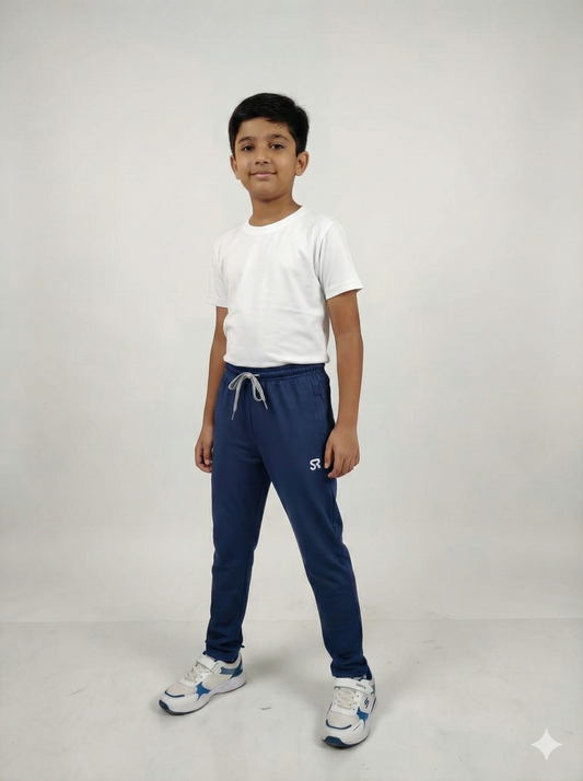 Kid's SANRIGHT SLIM -FIT Track Pant - NAVY