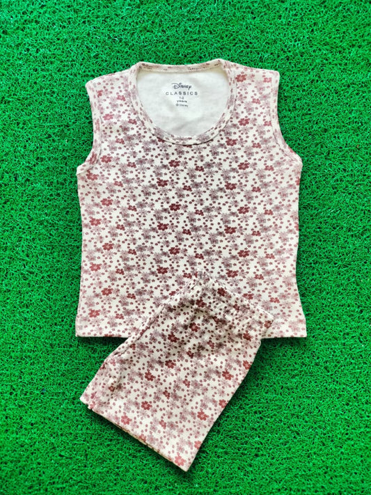 Sleeveless Shorts Sets(Small Flowers) - sanright