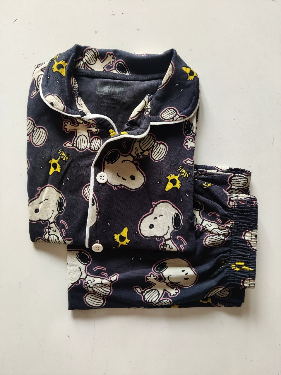 Kid's Collar night Suits (Black Puppy) - sanright