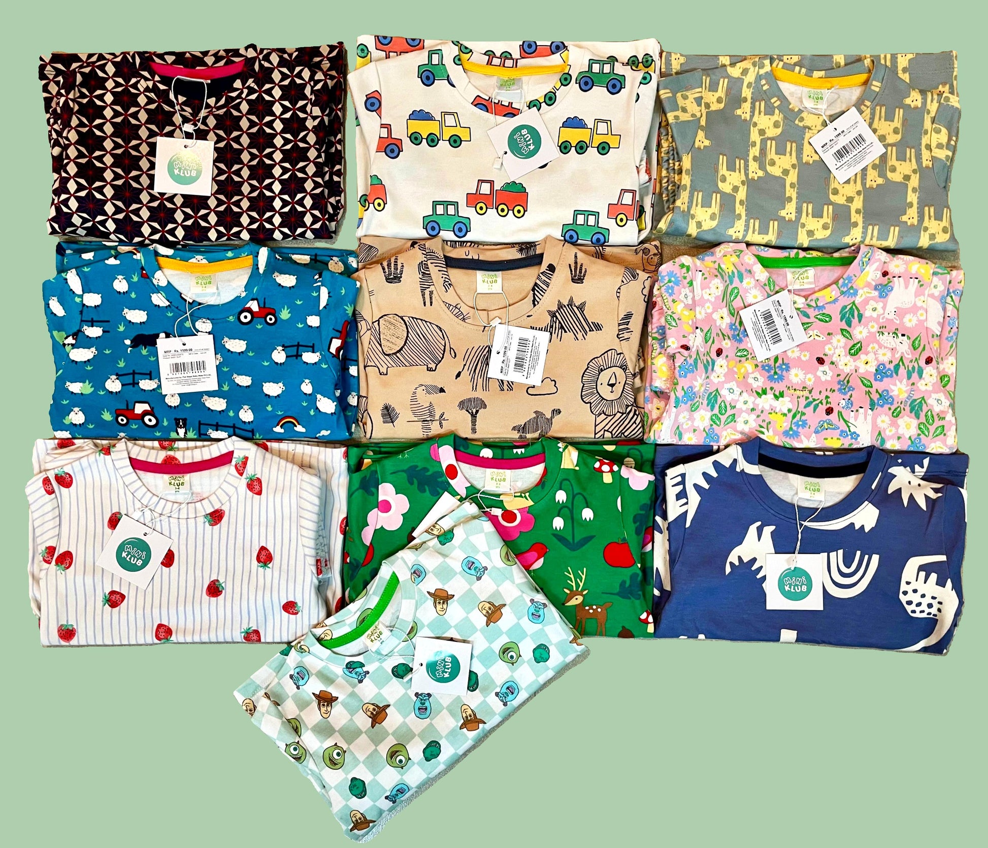 Premium Shorts Sleeve Tshirt with Pant("Little Dragon Squad") - sanright