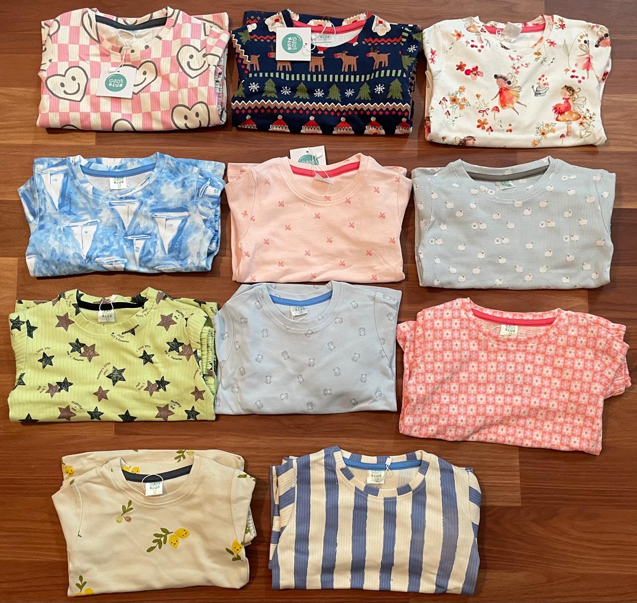 Premium Ribbed Shorts sleeves Tshirt with Pant (Blue Bear)