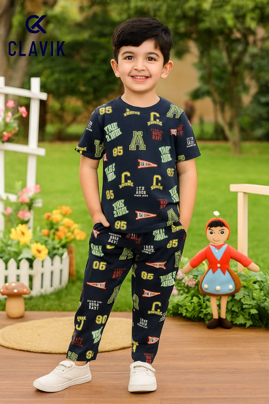 Half Sleeves Pajama Set (85)