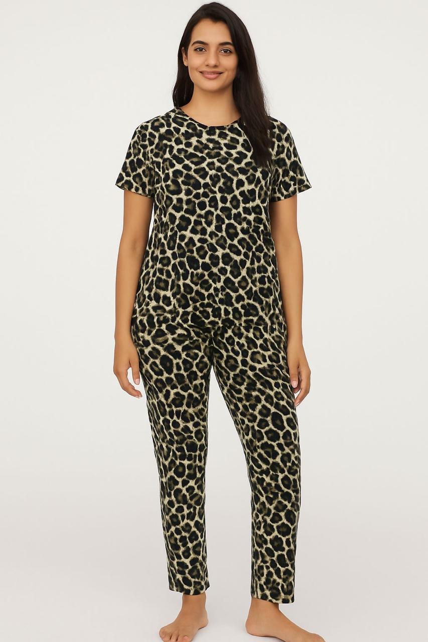 Women’s Co-Ords Loungewear Set (Chill Cheetah )