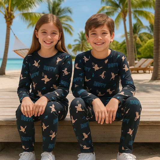 Kids’ Loungewear set (Daffy)  (3-12 Yrs)