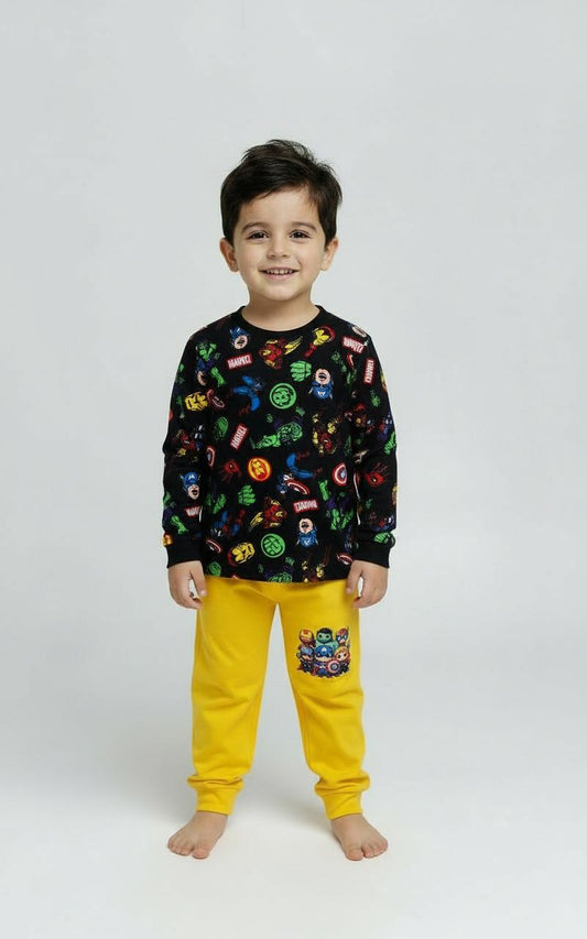 Premium Full sleeves Tshirt with Pant (MARVEL)