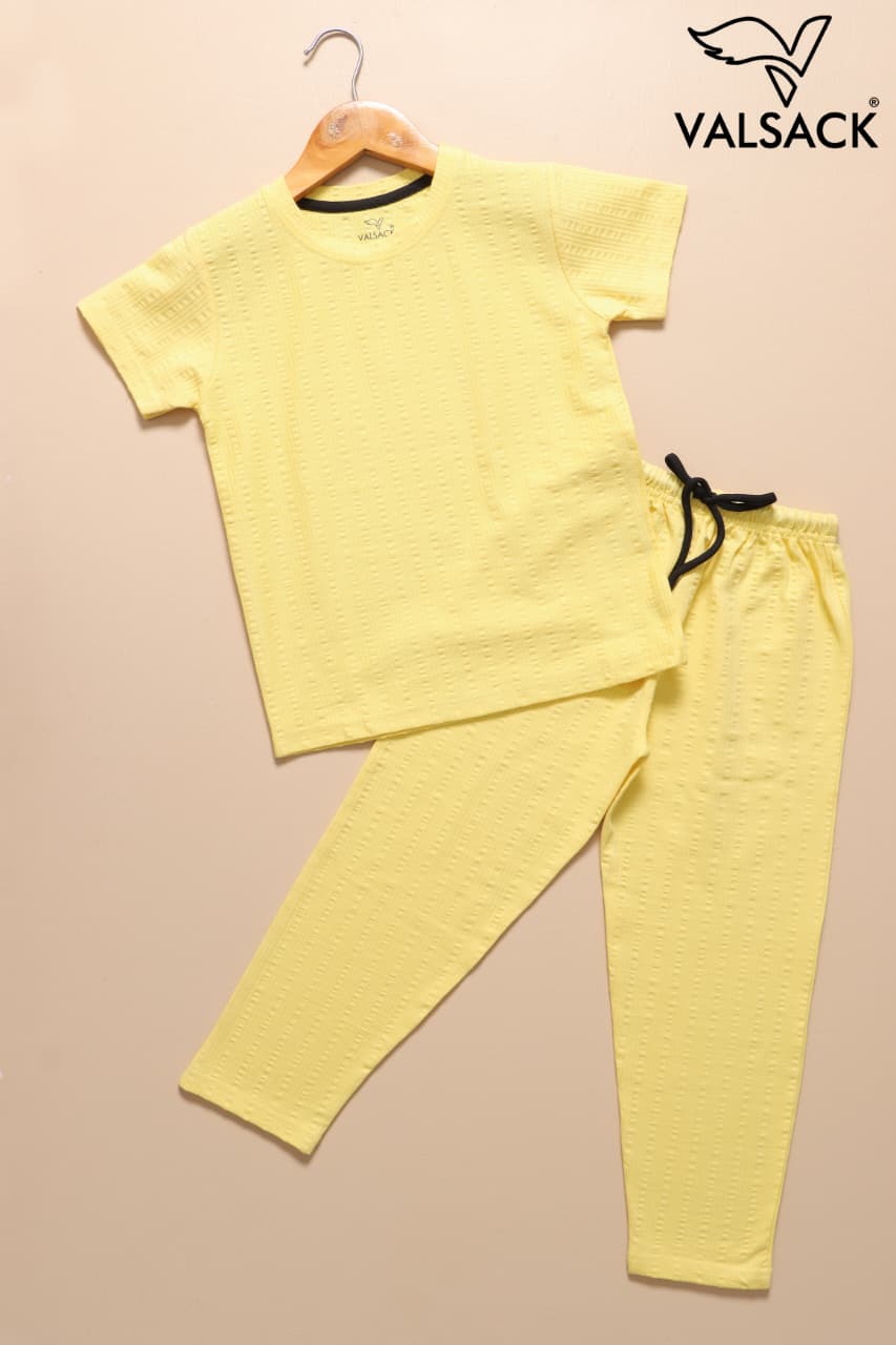 (AC105) - Exclusive Plain Ribbed Airport Co-Ords (Yellow)