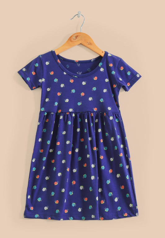 Half Sleeves Cotton Frocks (Snail Group)